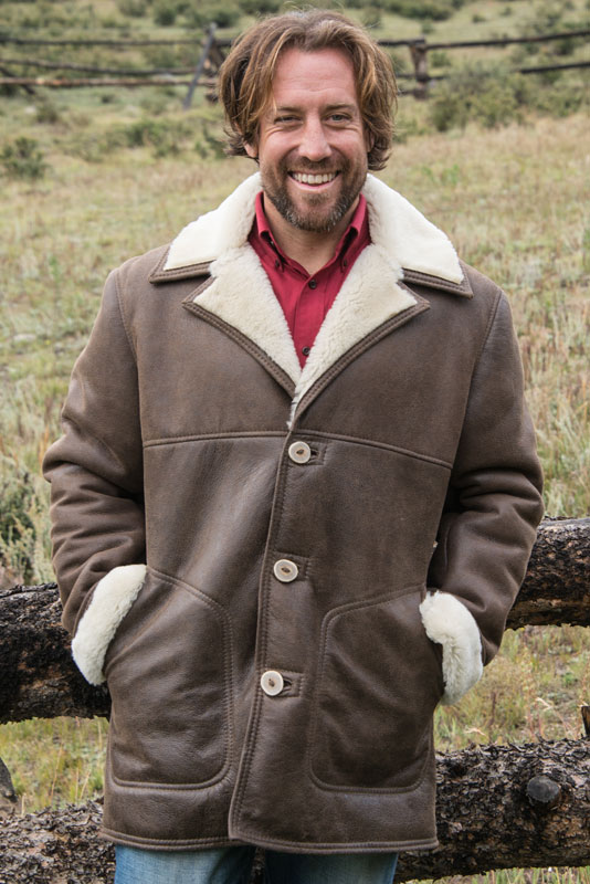 Men's Sheepskin Jacket Custom Shearling CoatThe Sheepherder