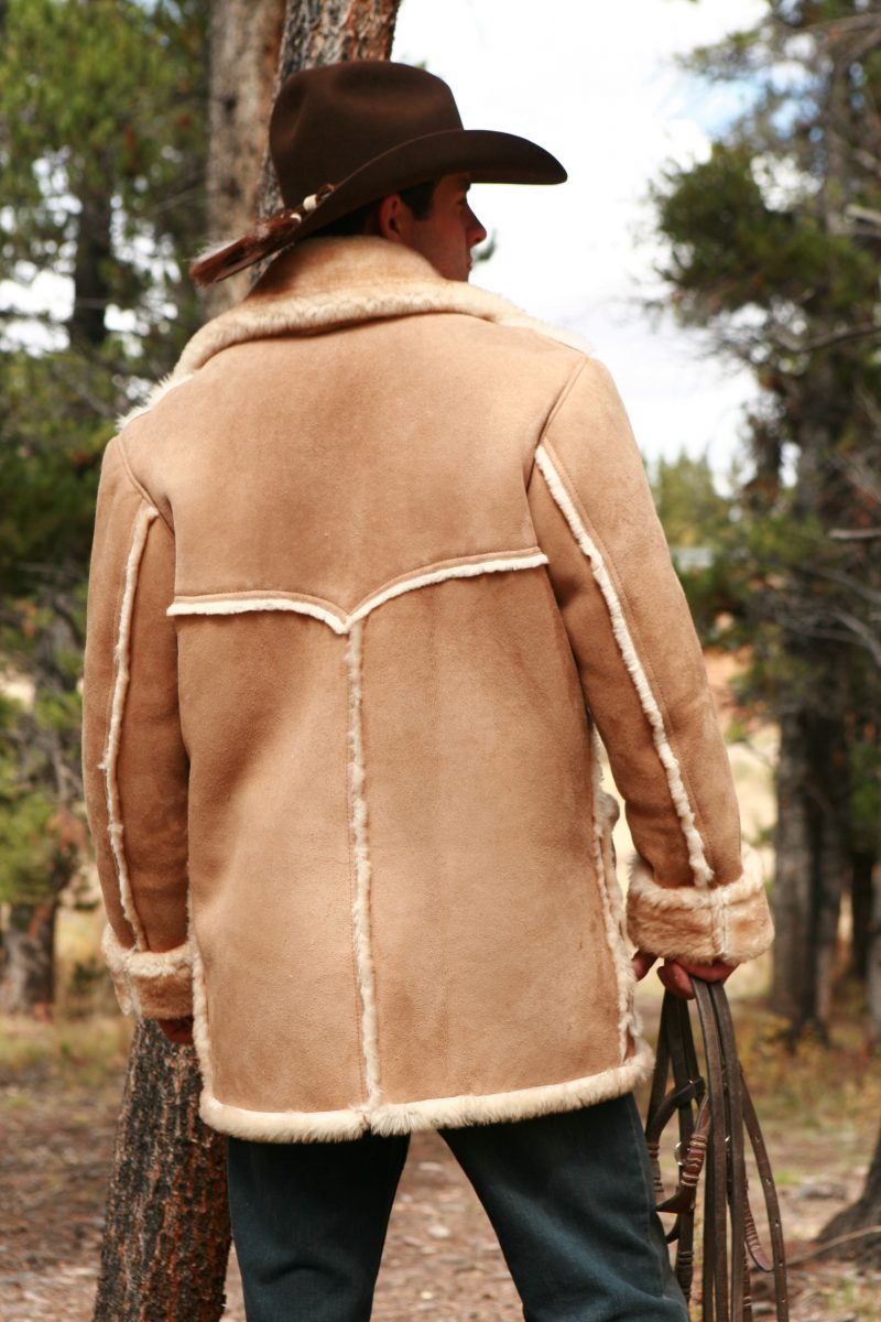 Mens Shearling Coat Custom Sheepskin Jacketthe Sheepherder