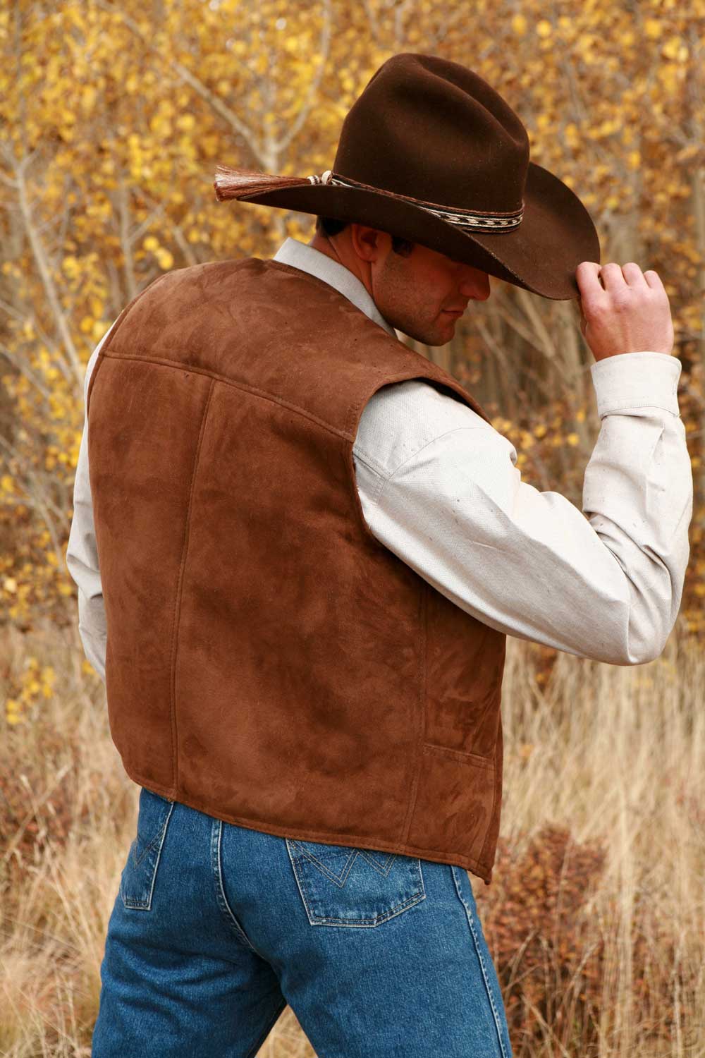 Men's Shearling Vest 