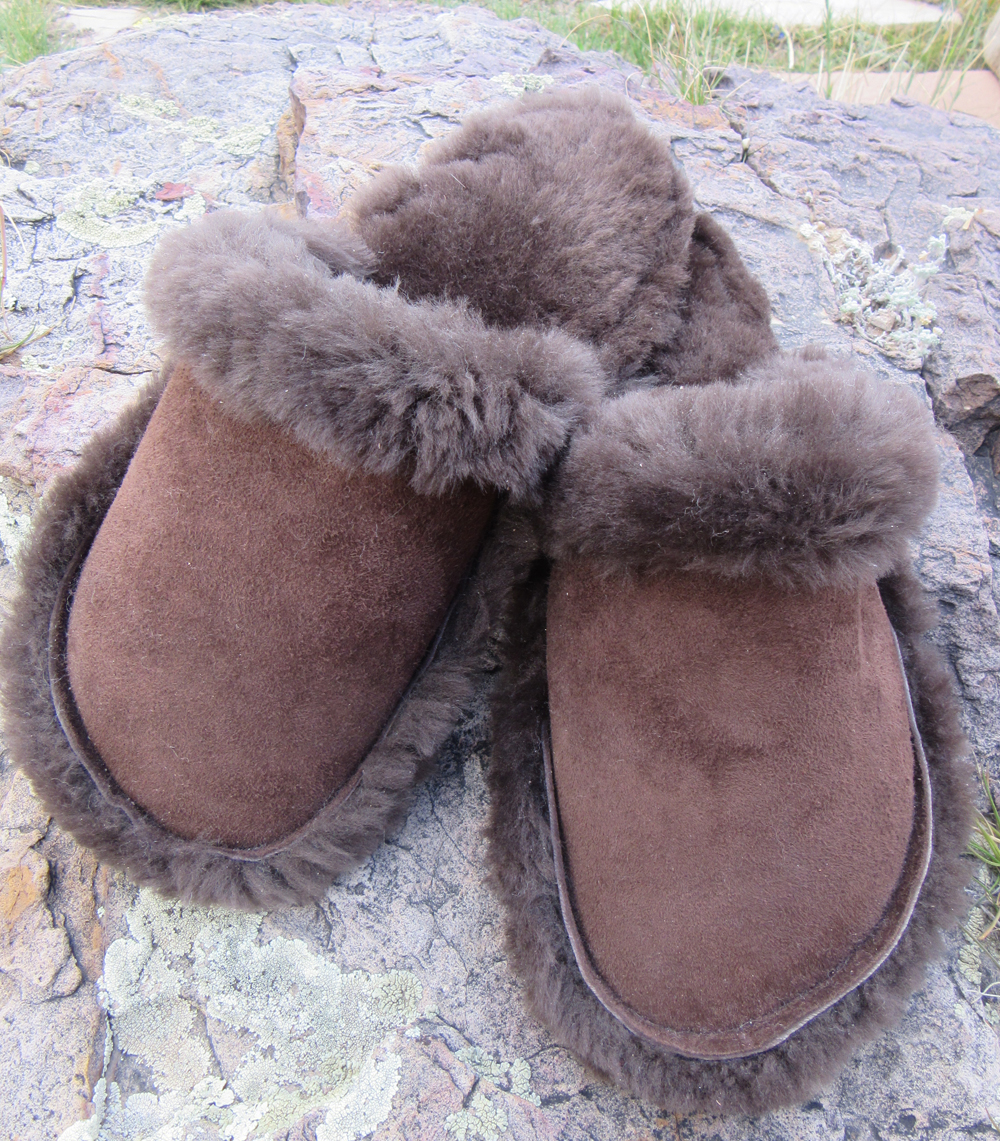 hand made sheepskin slippers