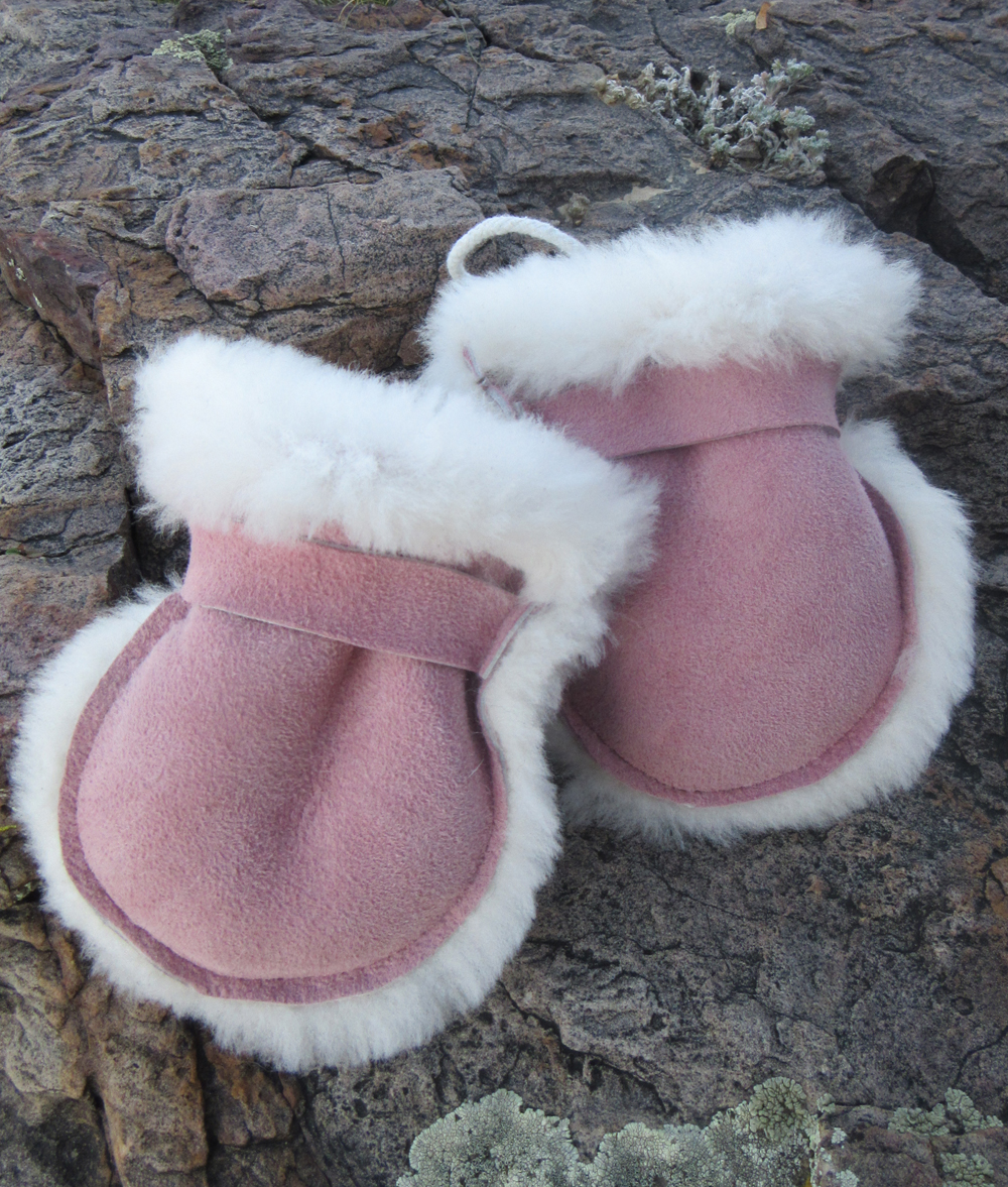 Baby Sheepskin Mittens Custom Shearling MittensThe Sheepherder