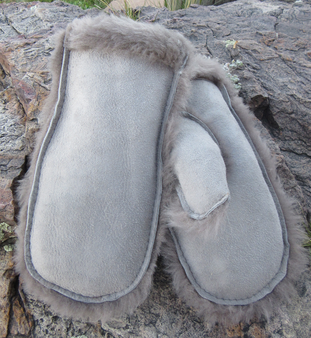Sheepskin Mittens for Men Handmade Shearling MittensThe Sheepherder