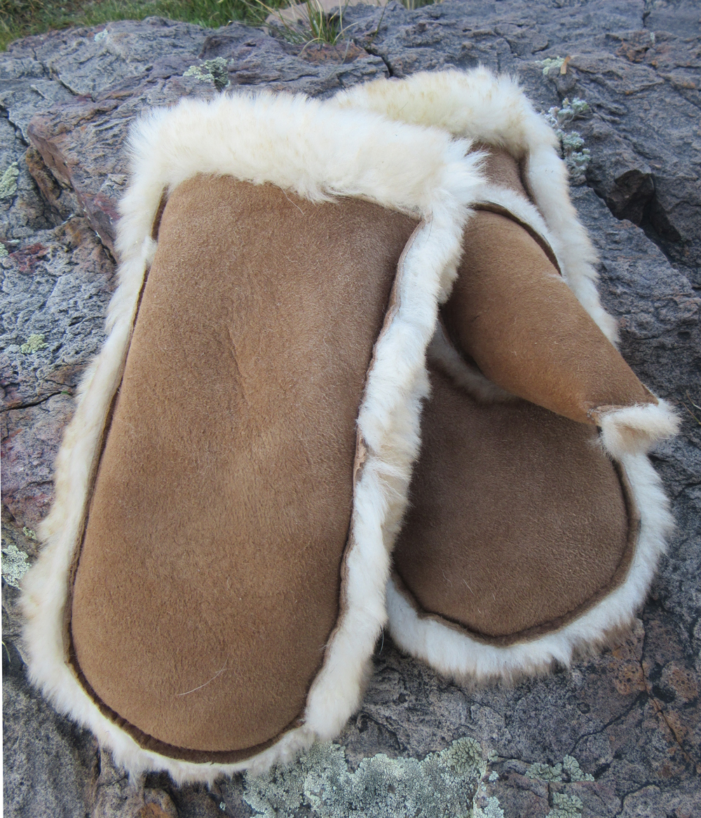 Sheepskin Mittens for Men Handmade Shearling MittensThe Sheepherder