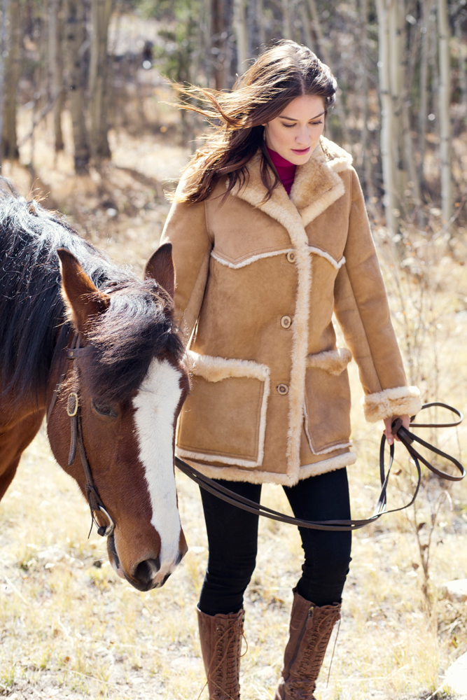 Ladies Sheepskin Coat Custom Shearling OuterwearThe Sheepherder