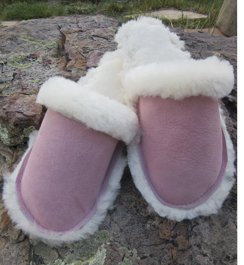 kids shearling slippers